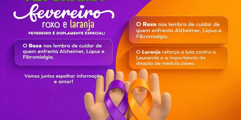 ASFORAMA reforça campanha “Fevereiro Roxo e Laranja” e destaca a importância da conscientização ASFORAMA reforça campanha “Fevereiro Roxo e Laranja” e destaca a importância da conscientização