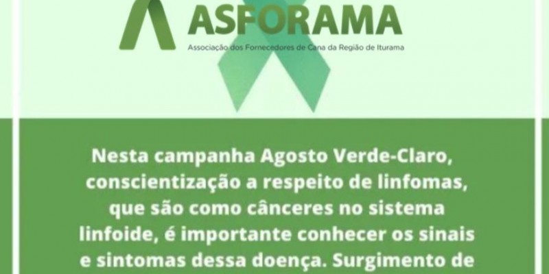 Agosto Verde-Claro reforça a importância da conscientização e do diagnóstico dos linfomas Agosto Verde-Claro reforça a importância da conscientização e do diagnóstico dos linfomas