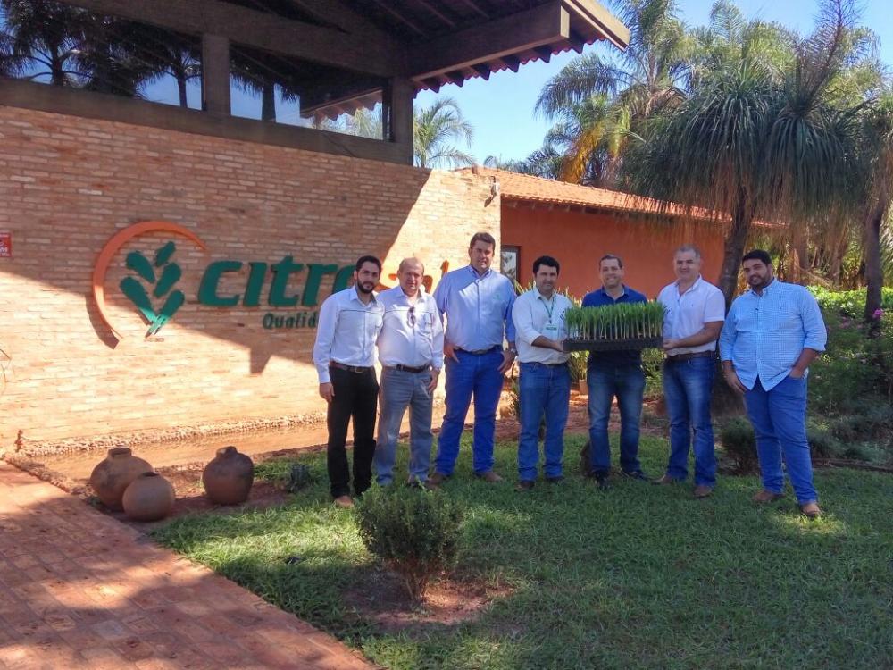 Presidente da Asforama e Coperama faz visita em empresa de mudas de cana pré brotadas. Presidente da Asforama e Coperama faz visita em empresa de mudas de cana pré brotadas.