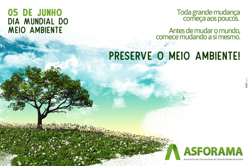 O Dia Mundial do Meio Ambiente é comemorado anualmente em 5 de Junho. O Dia Mundial do Meio Ambiente é comemorado anualmente em 5 de Junho.