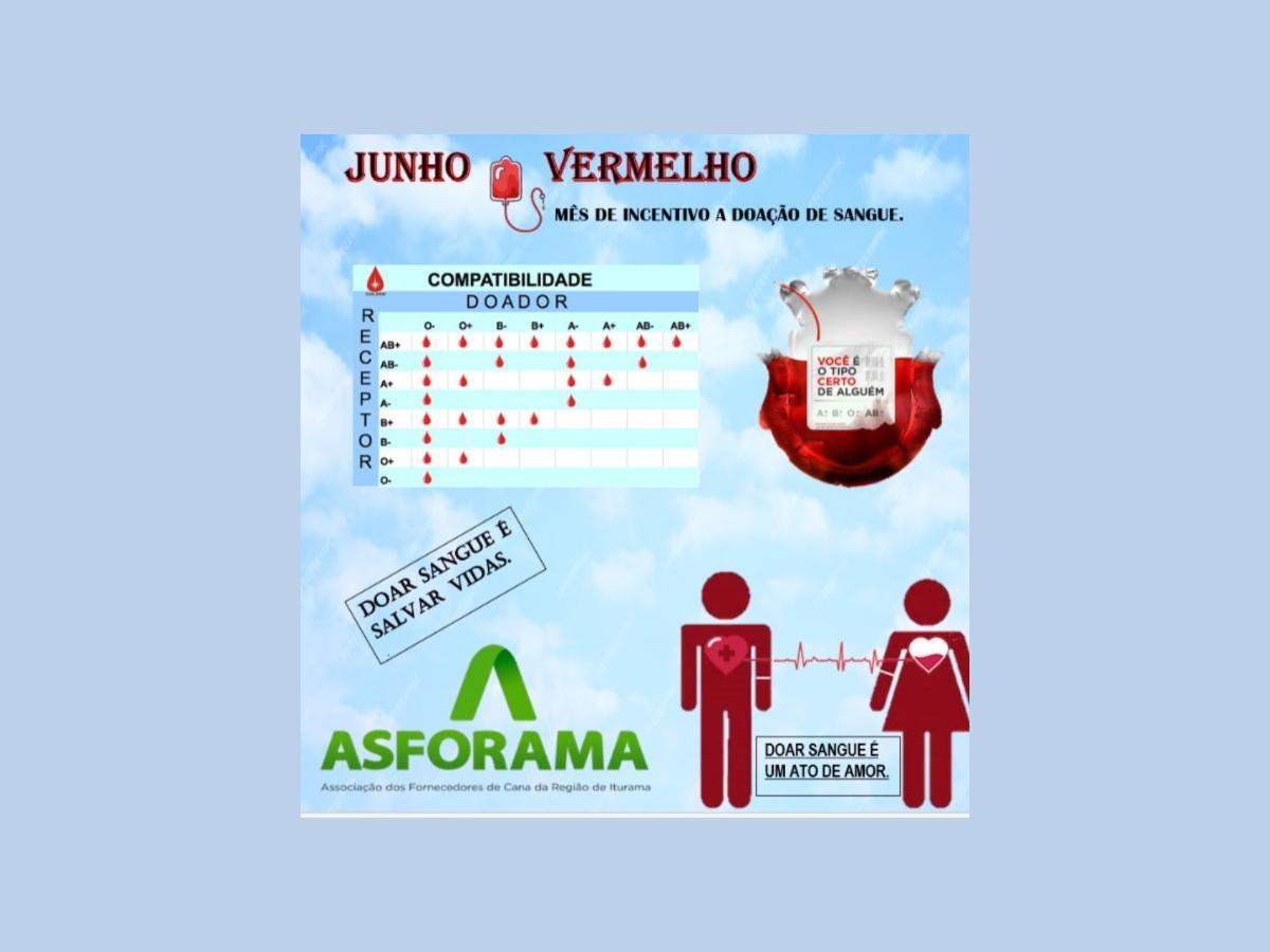 Junho Vermelho: Mês de Conscientização e Incentivo à Doação de Sangue Junho Vermelho: Mês de Conscientização e Incentivo à Doação de Sangue