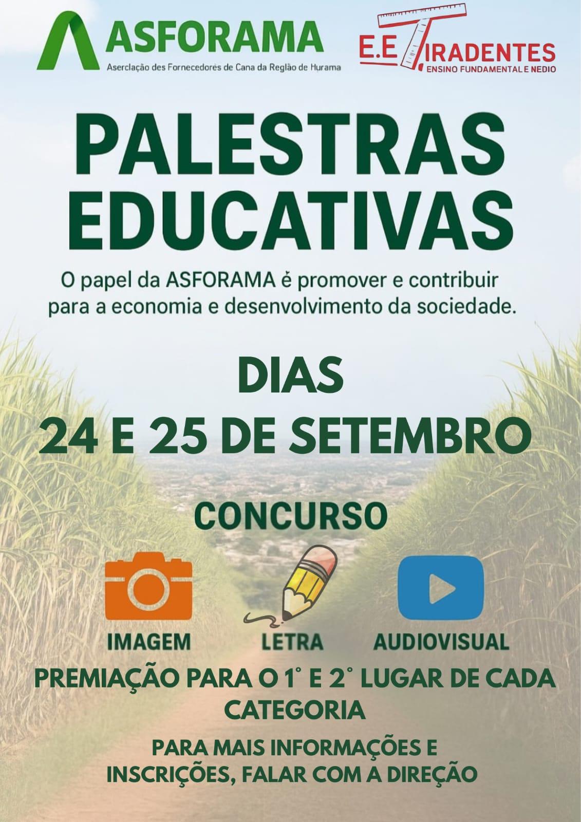 Convite: Palestras Educativas