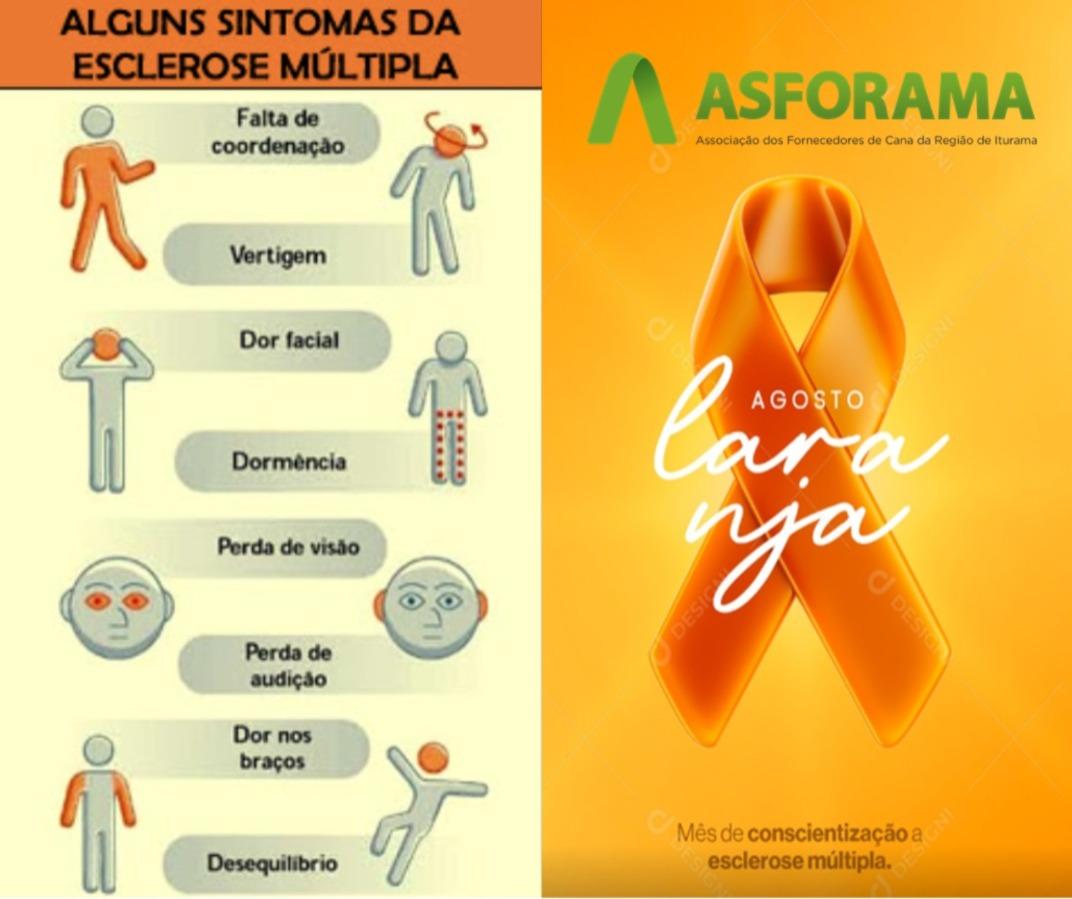 Agosto Laranja: mês de conscientização sobre a Esclerose Múltipla